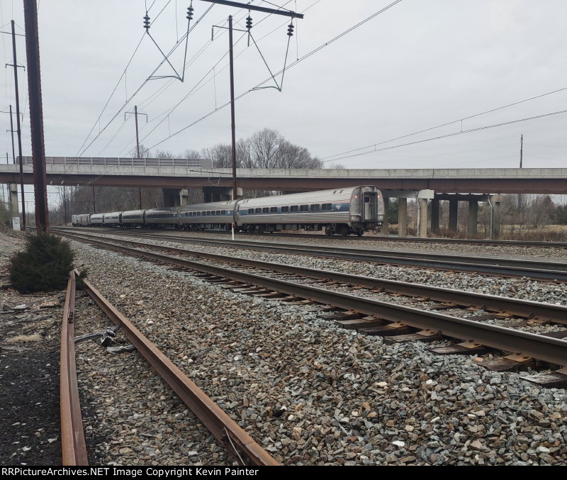 Westbound Amtrak Pennsylvanian